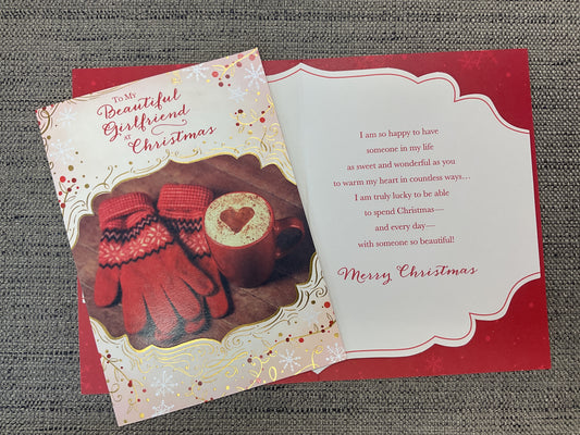 Girlfriend Christmas Card