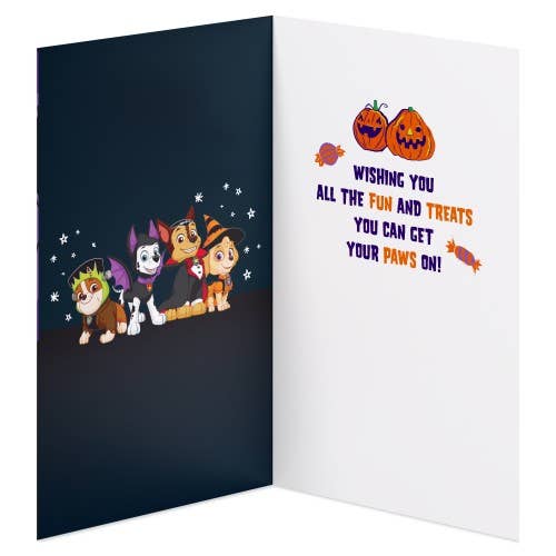 Halloween Juvenile | Paw Patrol Halloween Greeting Card