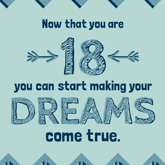 Age 18 - Faith Birthday Card