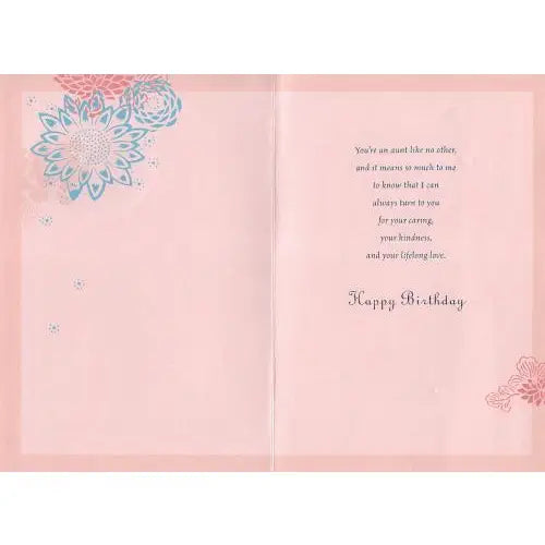 Aunt Birthday Card