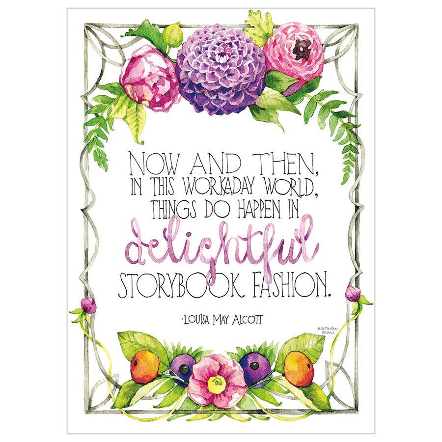 Now and Then - Engagement Card