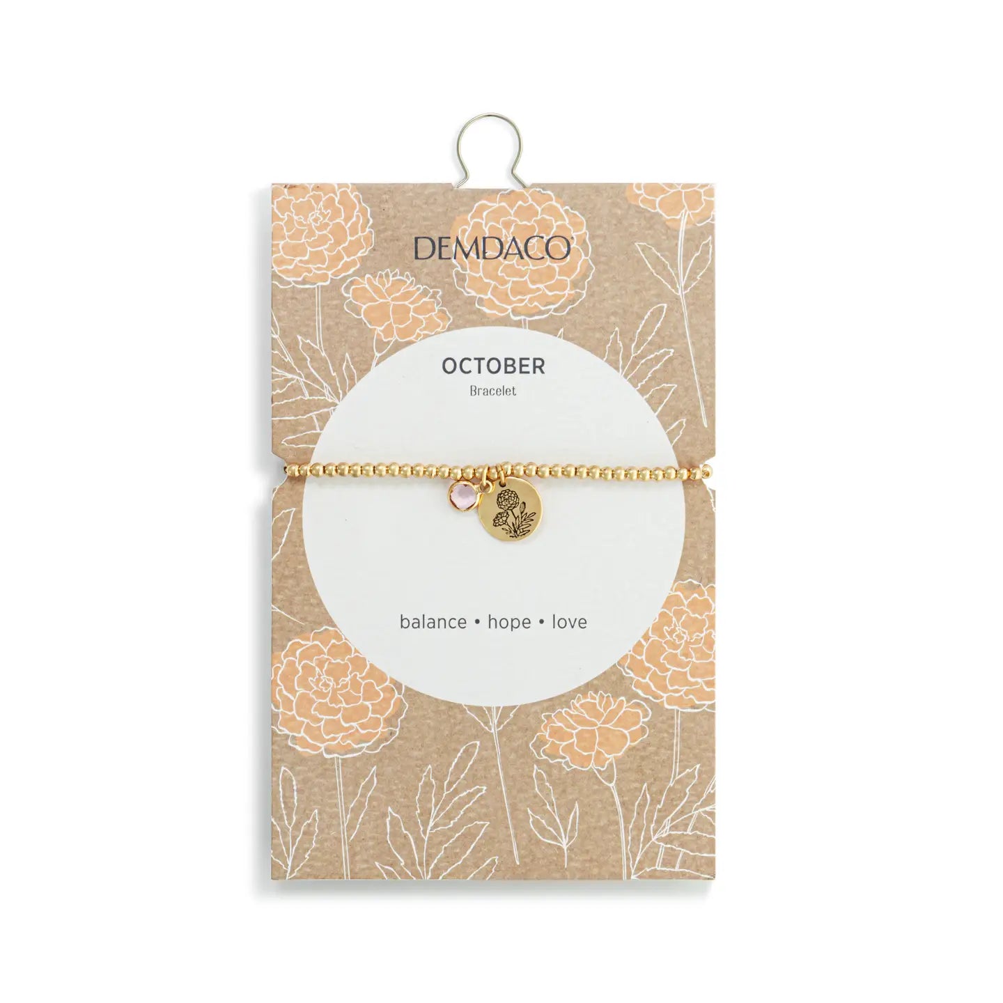 Birthstone Charm Bracelet