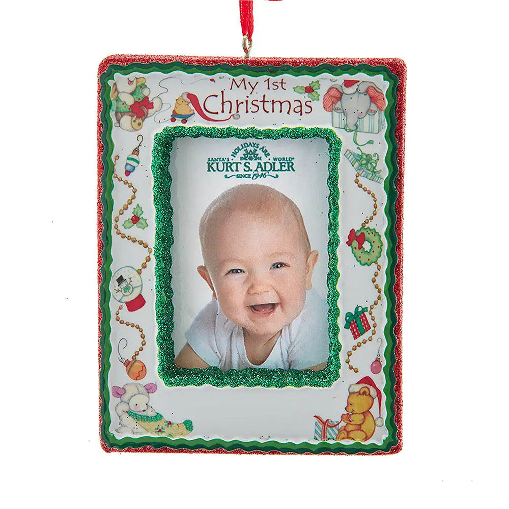 4.25"My 1ST Xmas Photo Frame Ornament