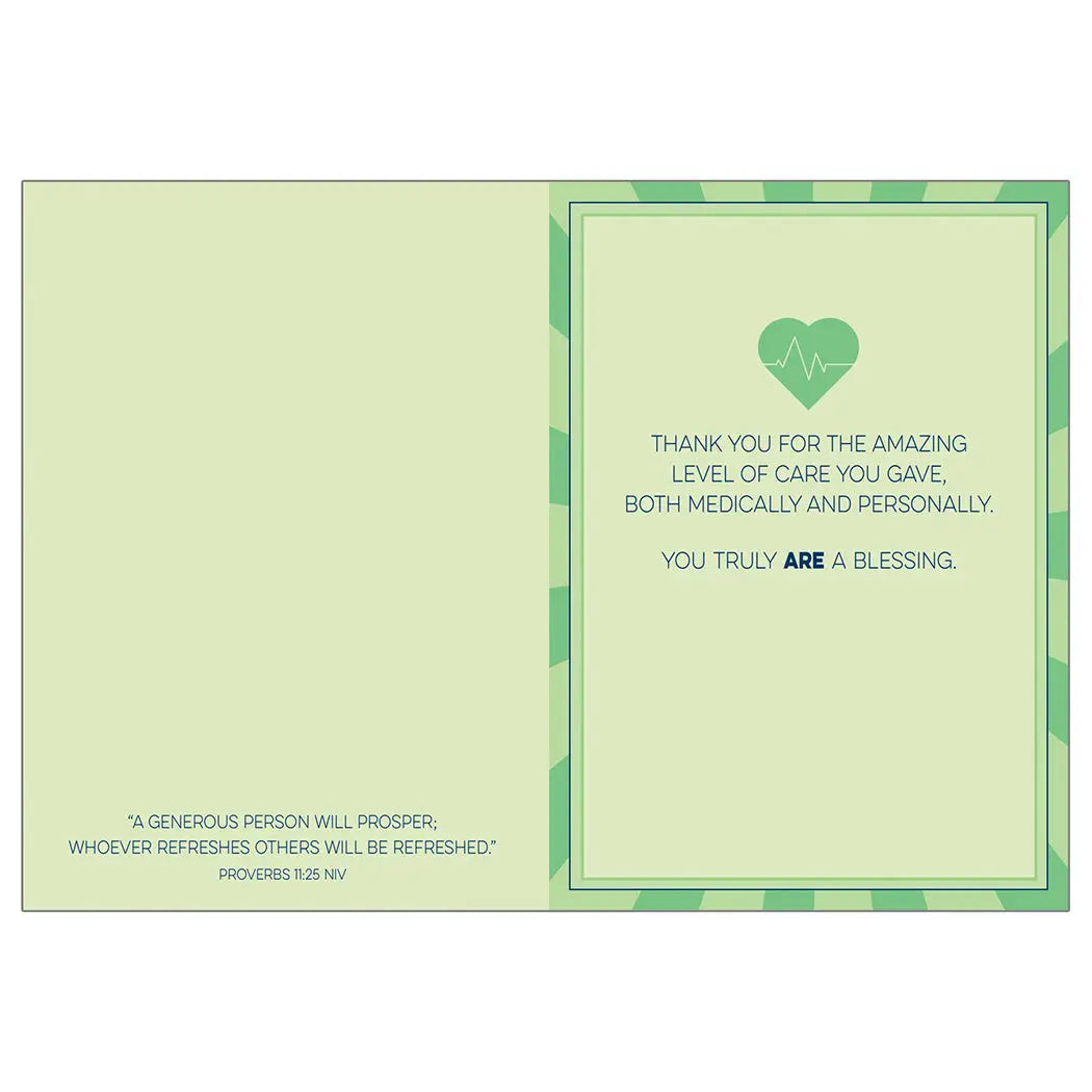 Nurse - Faith Thank You Nurse Card