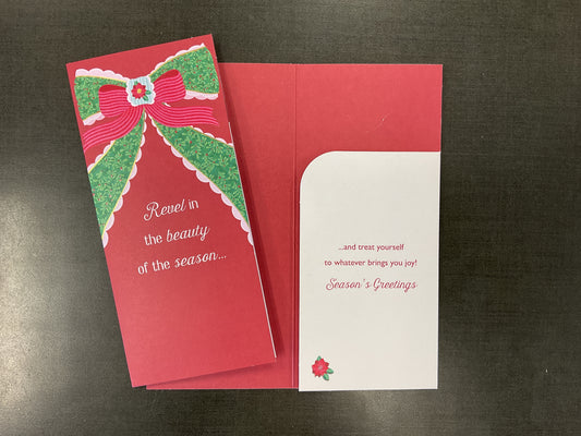 Season’s Greetings Money/Gift Card Holder