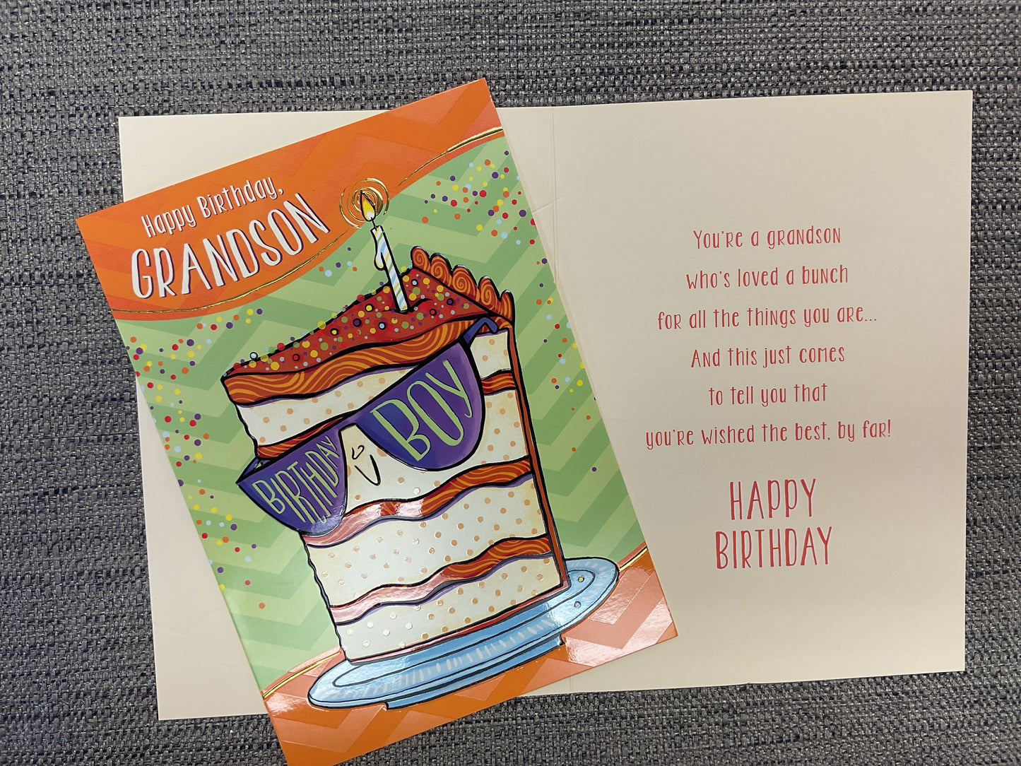 Grandson Juvenile Birthday Card
