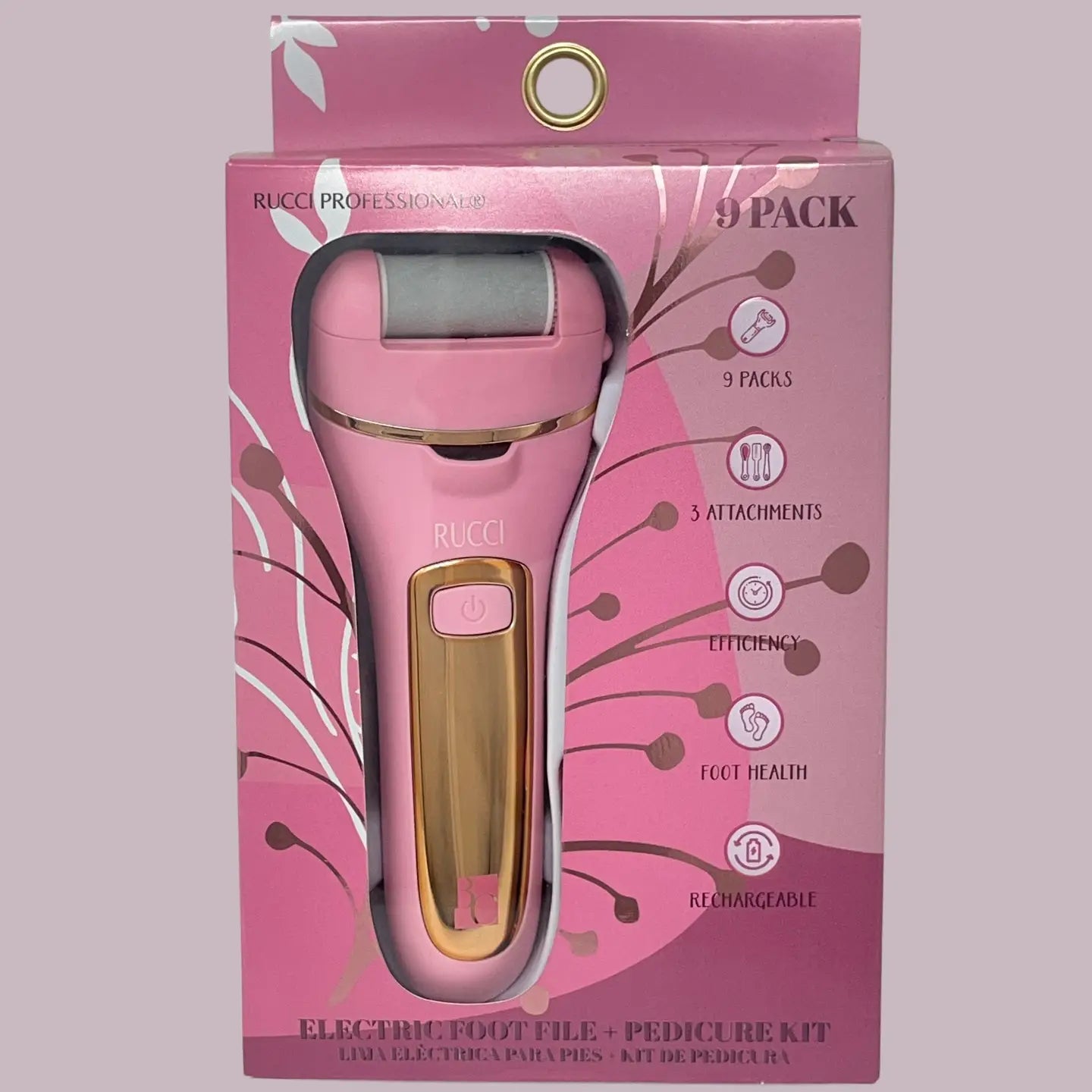 Professional Electric Foot File + Pedicure Kit