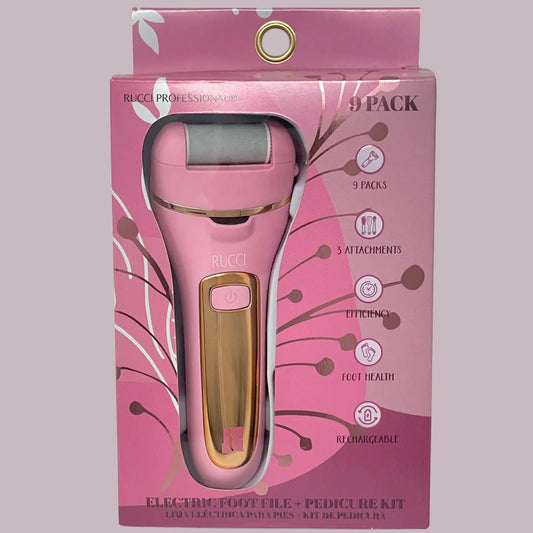 Professional Electric Foot File + Pedicure Kit