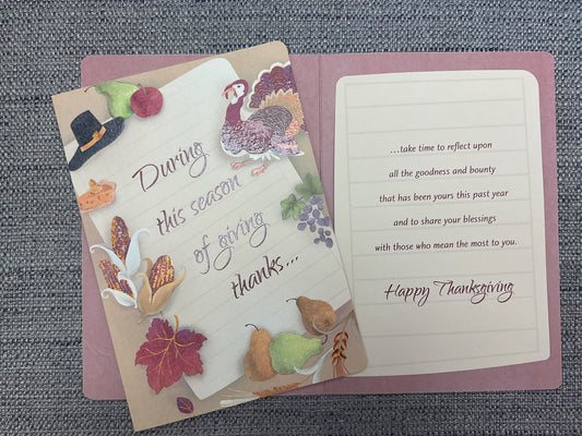 Happy Thanksgiving Card