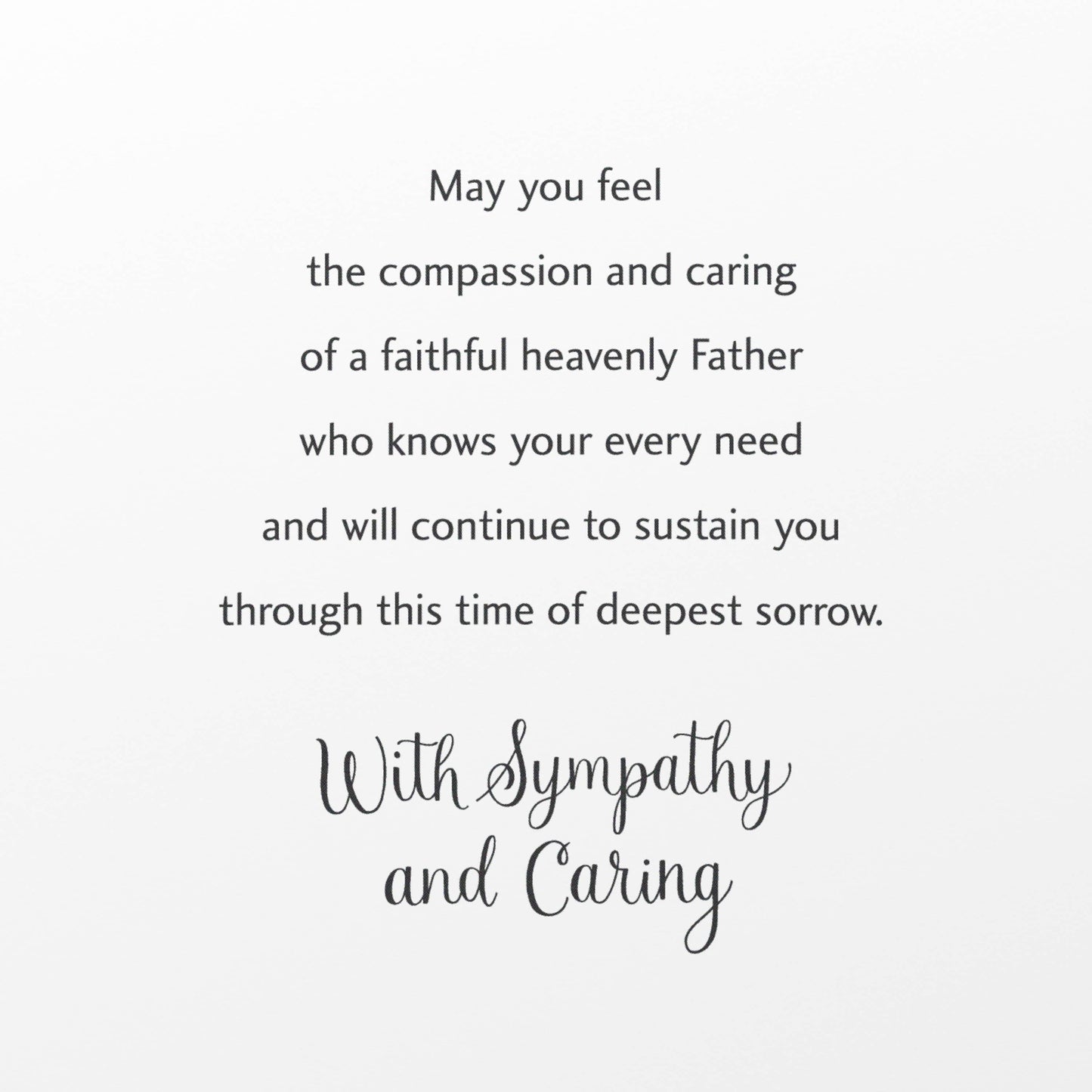 Sympathy Religious |  Religious Sympathy Card