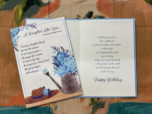 Daughter Birthday Card