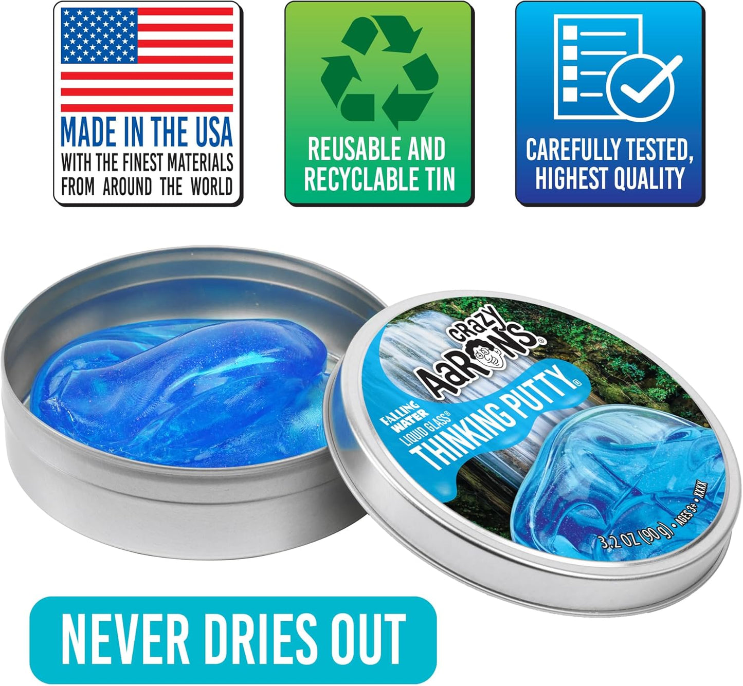 Liquid Glass Crazy Aaron's Thinking Putty