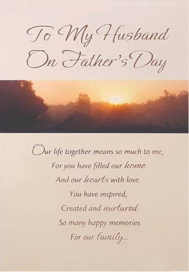 Fathers Day Husband