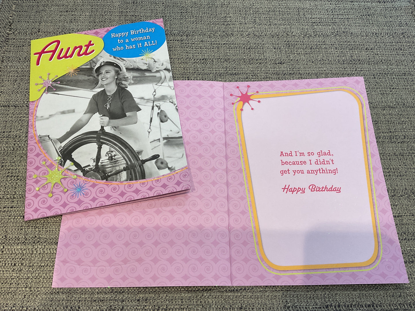 Aunt Birthday Card