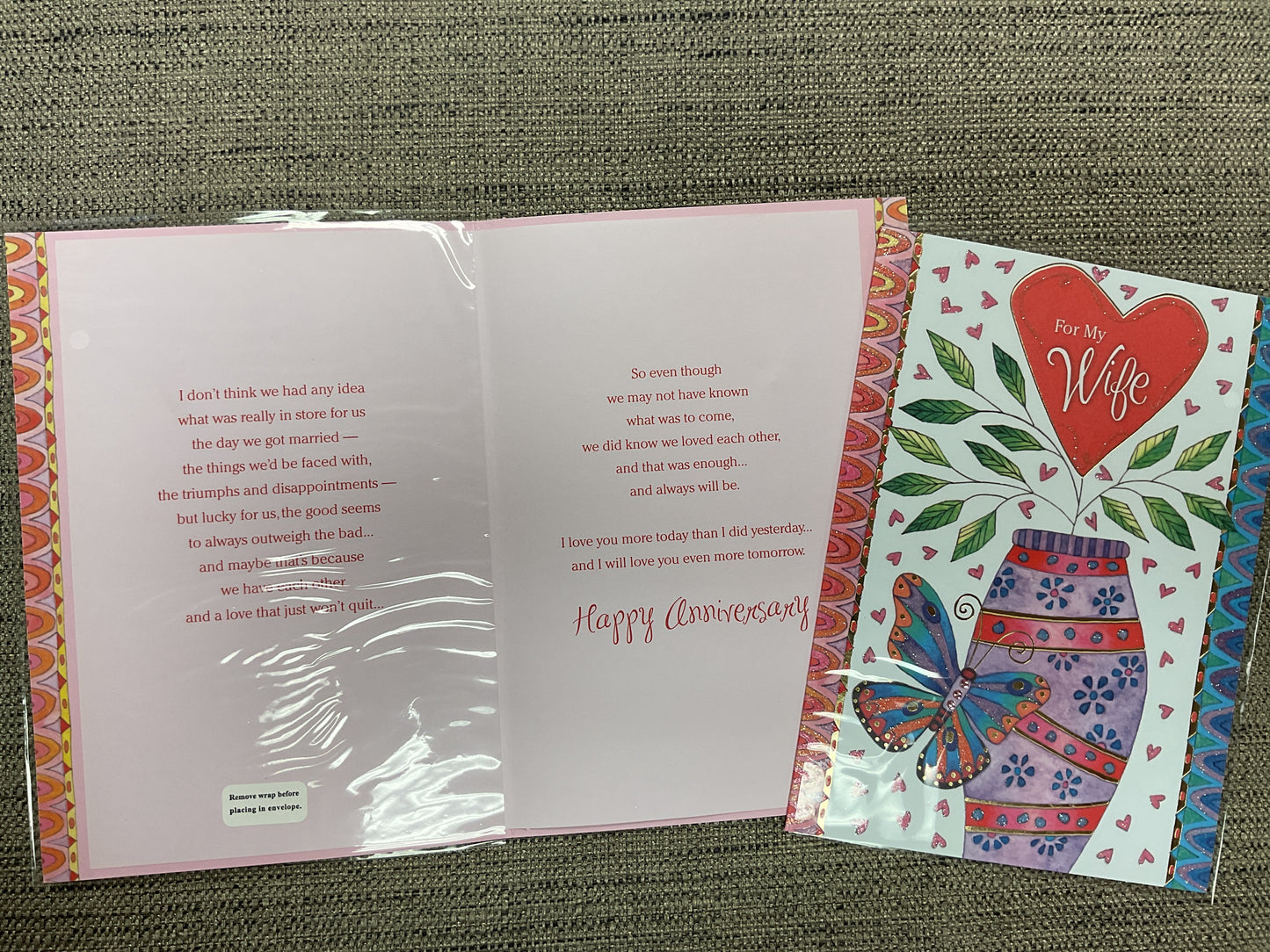 Wife Anniversary Card
