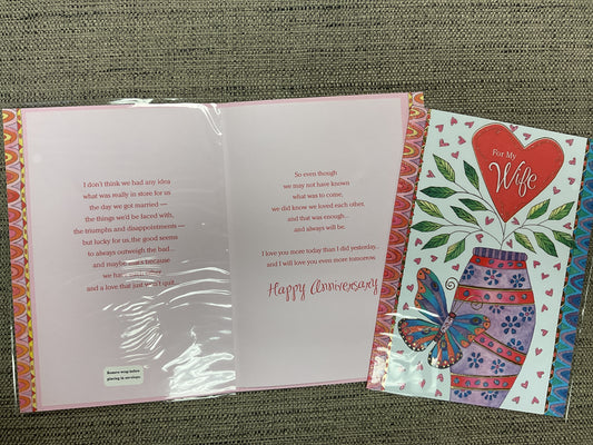 Wife Anniversary Card