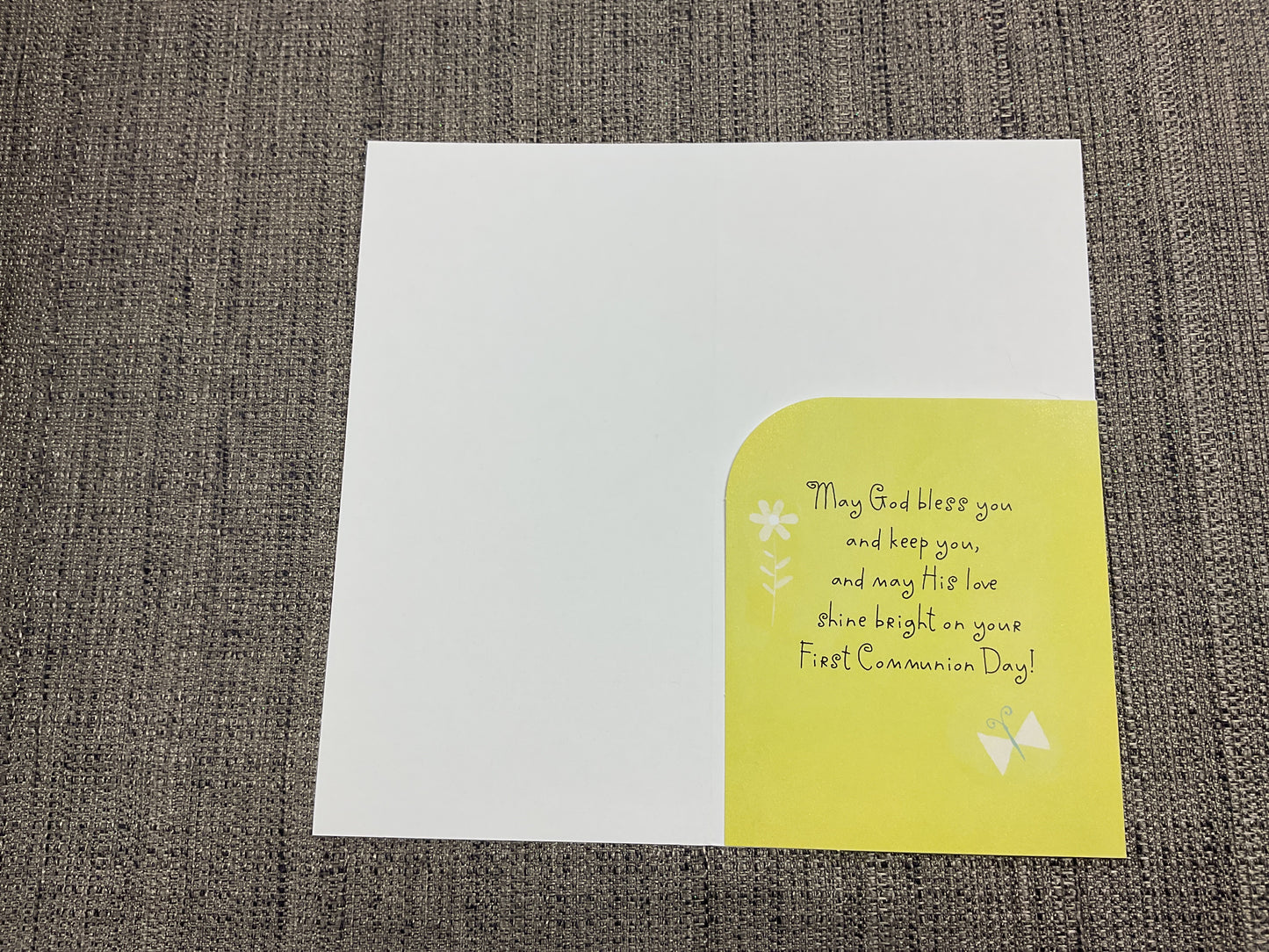 Communion card, first *money-gift card holder*