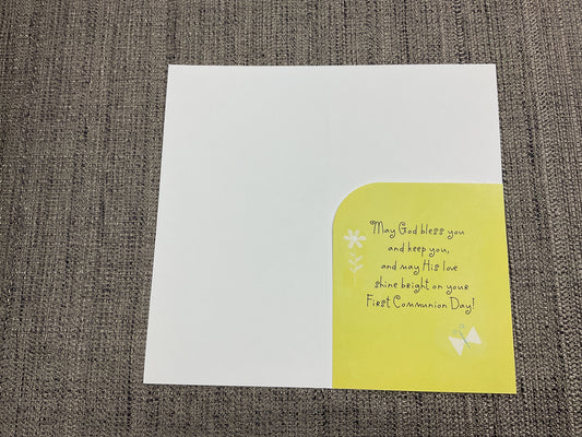 Communion card, first *money-gift card holder*