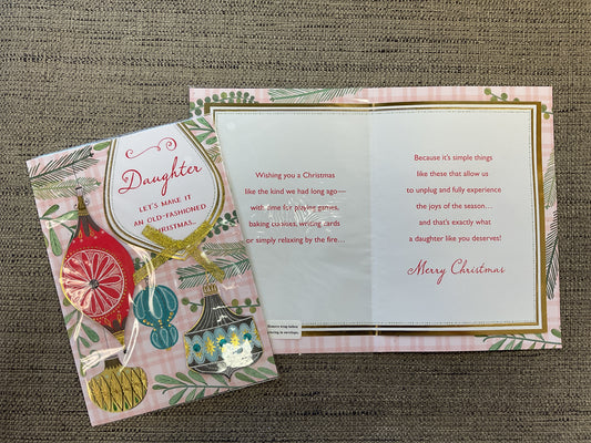 Daughter Christmas Card