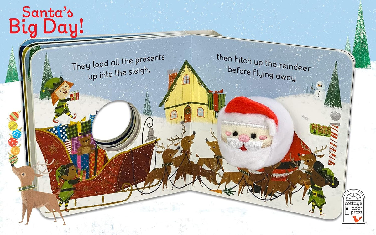 Santa's Big Day Finger Puppet Christmas Board Book