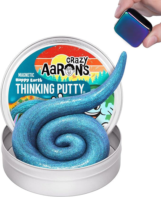 Happy Earth (Magnetic) Crazy Aaron's Thinking Putty
