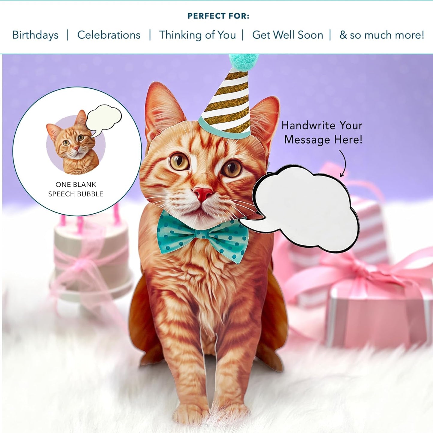 Orange Tabby Pop-Up Cat
