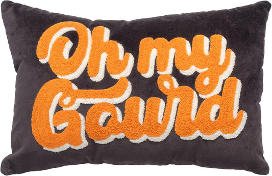 Velvet Lumbar Pillow, Oh My Gourd