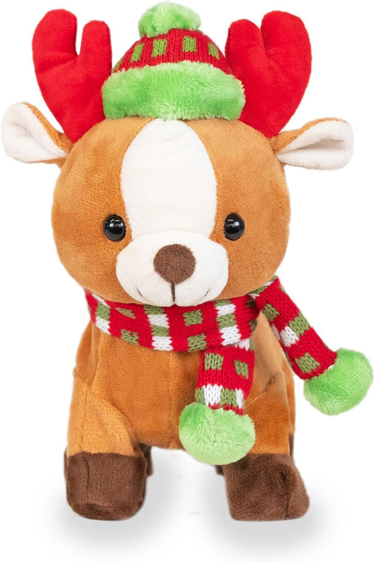 Rock & Roll Rider | Animated Walking Dancing Singing Christmas Holiday Reindeer Sings Sleigh Ride