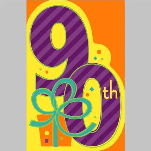 Birthday Age 90
