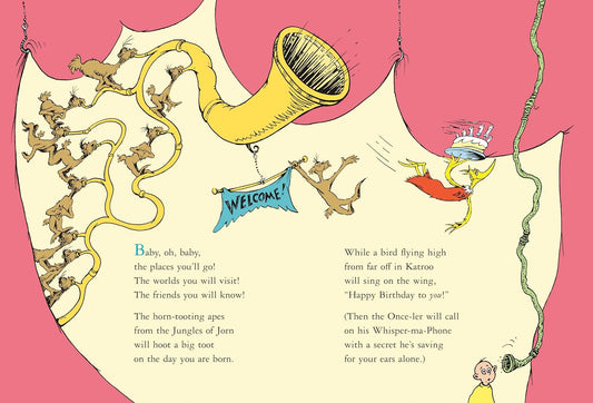 Dr. Seuss Oh, Baby the Places You'll Go!  Gift Edition