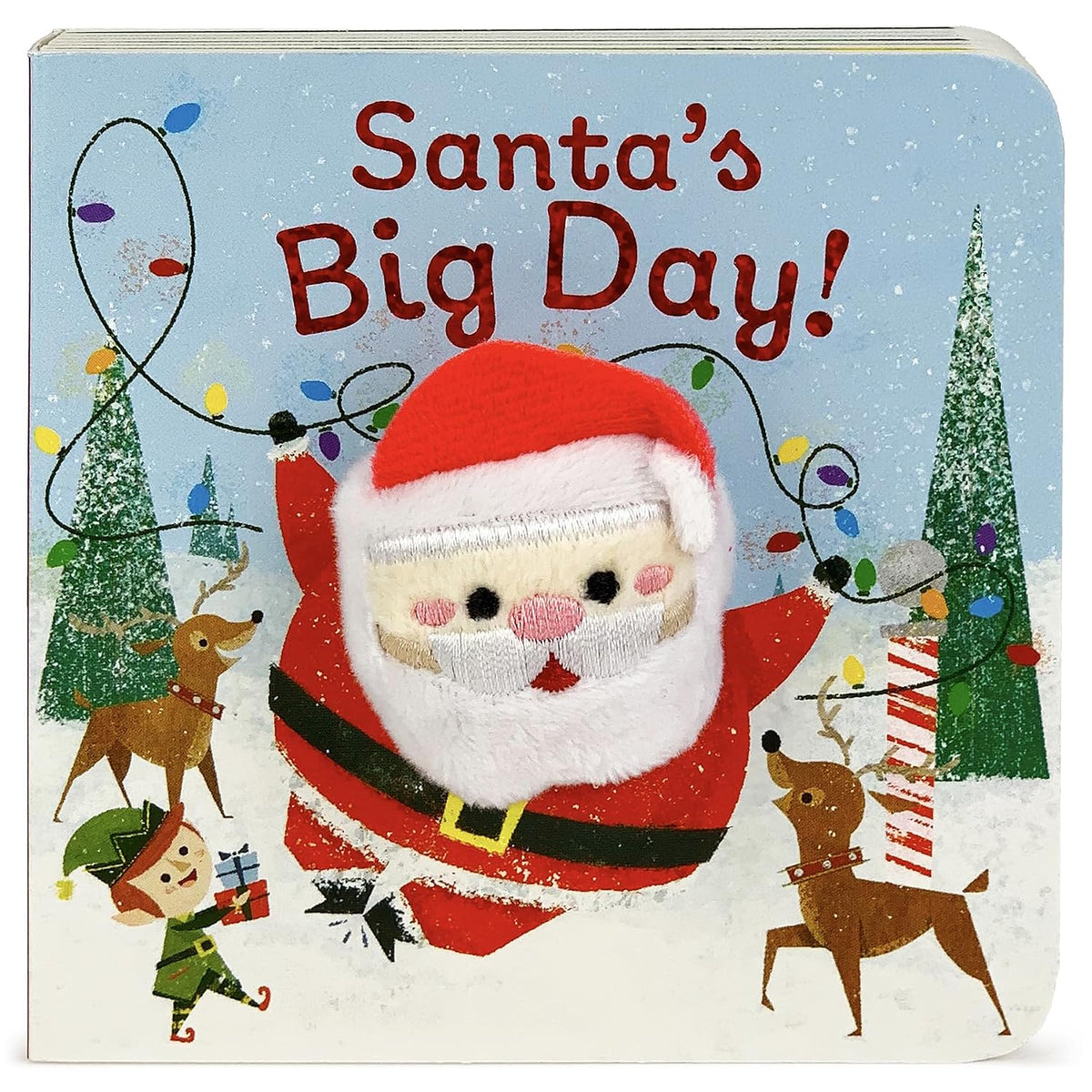 Santa's Big Day Finger Puppet Christmas Board Book