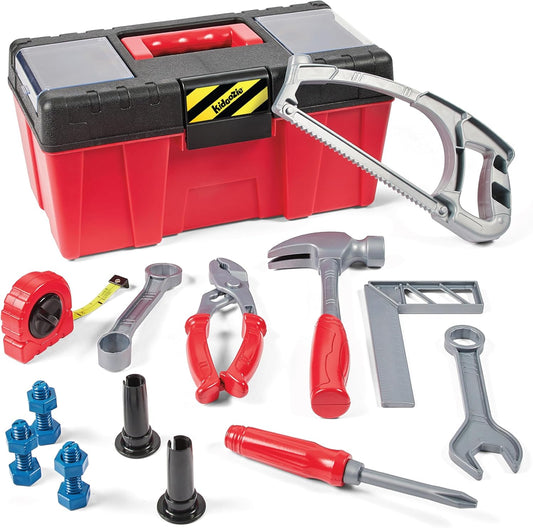 Kidoozie My First Toolbox - Build, Imagine & Learn with 19 Tools