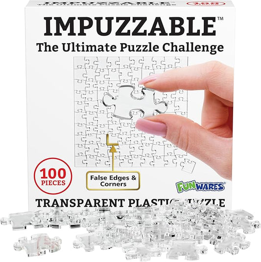 Funwares 100-piece ImPuzzable Clear Puzzle