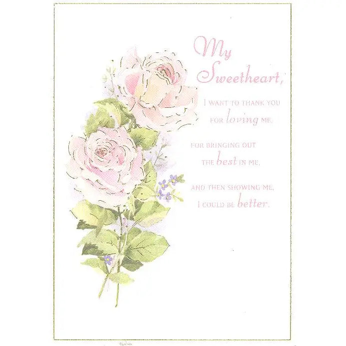 Sweetheart Birthday Card