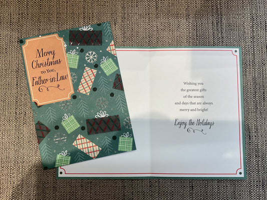 Father-in-Law Christmas Card
