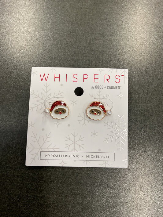 Christmas Earring Studs, Asst