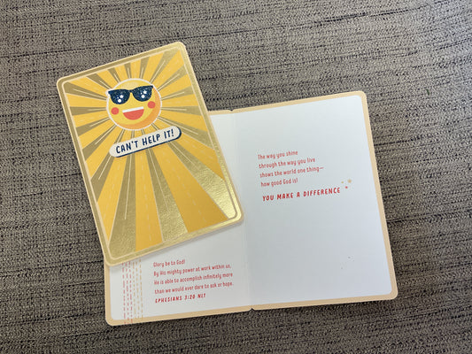 You Make the Difference Card