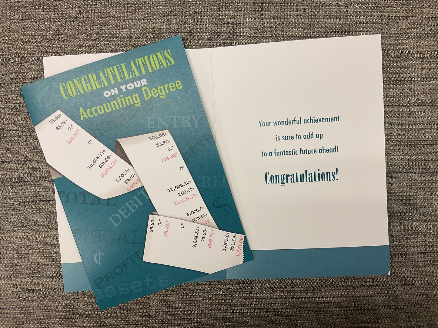 Accountant Graduation Card
