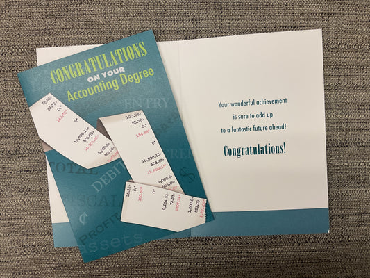 Accountant Graduation Card