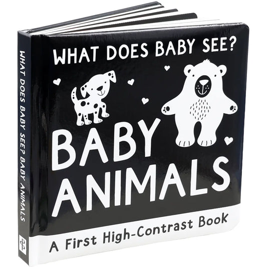 What Does Baby See? - Baby Animals - A High Contrast Board Book