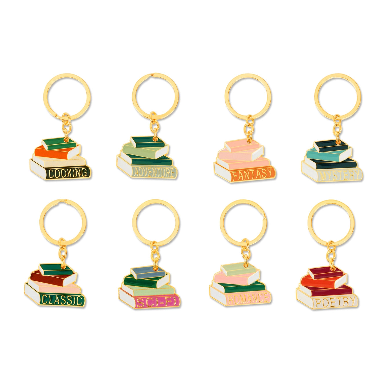 Book Lover Keychain