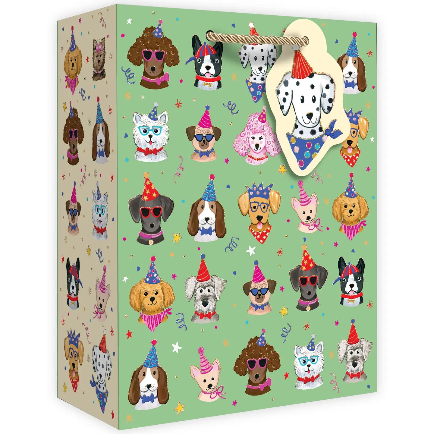 Gift Bags - Large - Festive Pups