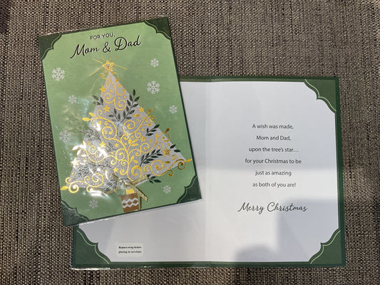 Christmas Card For Mom & Dad
