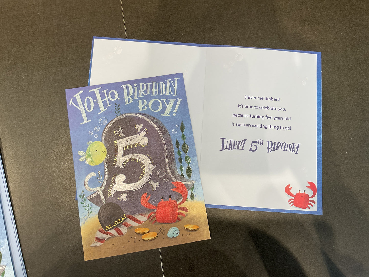 5th Birthday Card