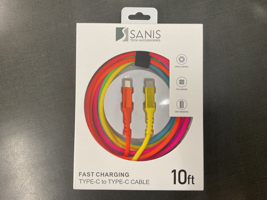 Sanis- Gradient USB Type C to Type C Cable Fast Charger