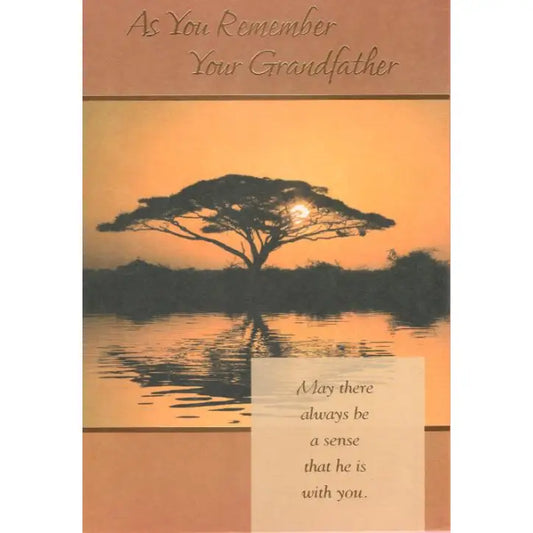 Sympathy Loss Grandfather Card