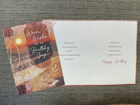 Birthday for Him Card