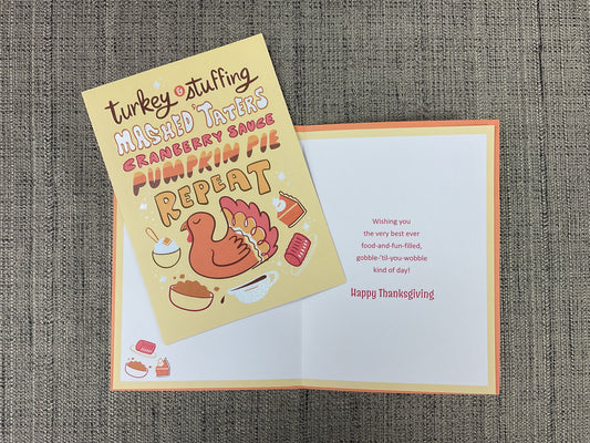 Happy Thanksgiving for Kids Card
