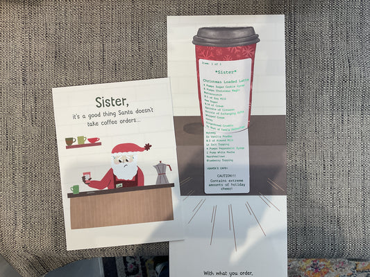Sister Christmas Card