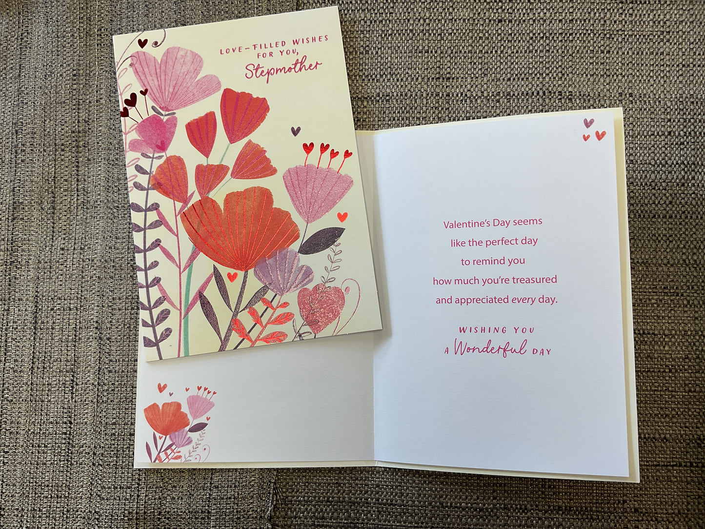 Valentine card -Stepmother